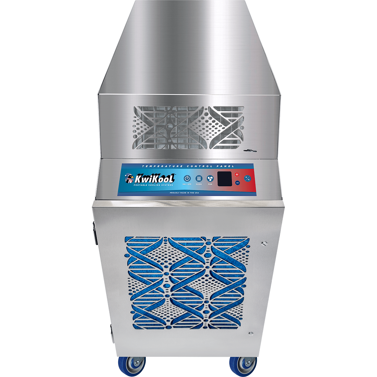 KwiKool BioKool 13,800 BTU Portable Air Conditioner w/ Bi-Polar Generator - Front View