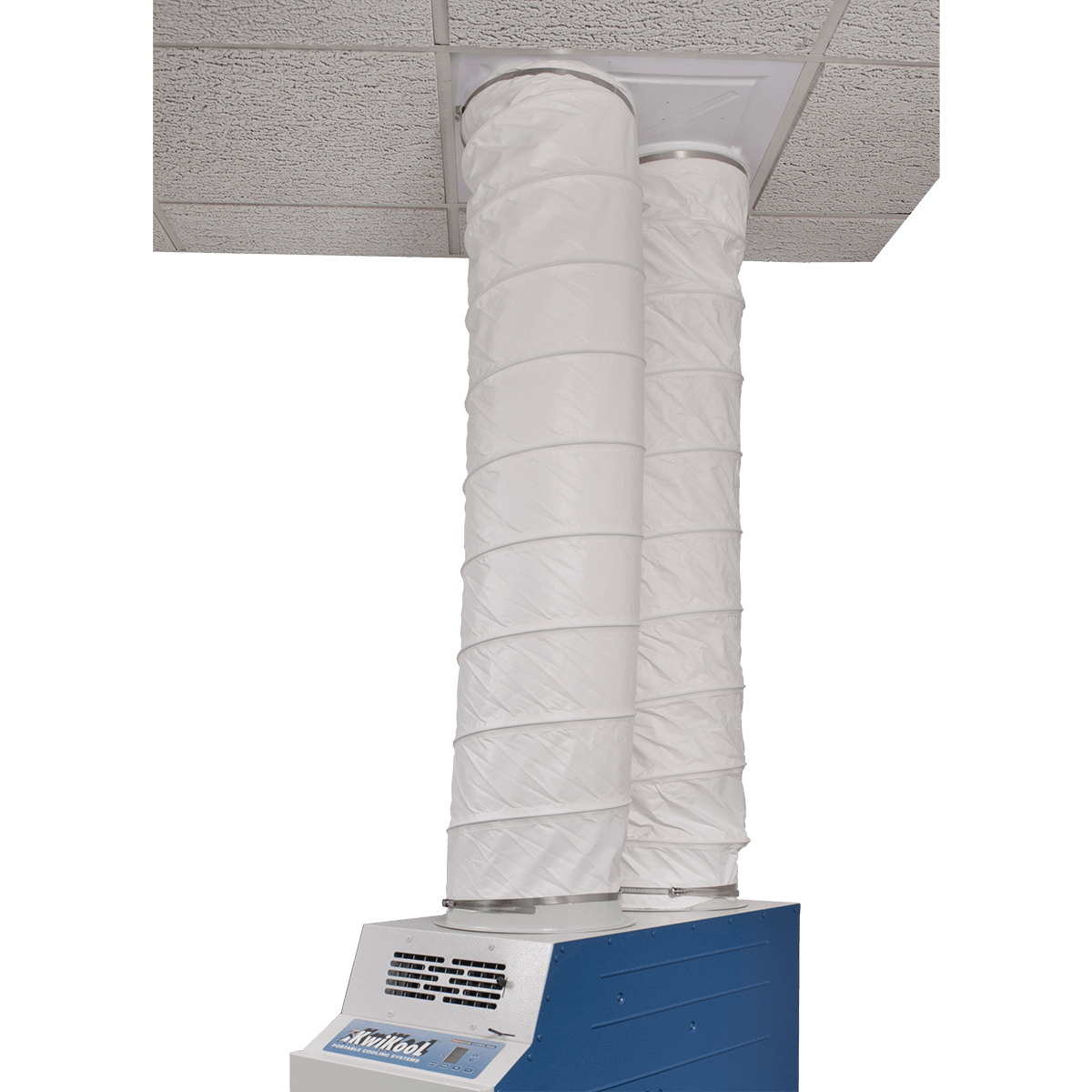 Kwikool CK-12 Ceiling Duct Kit - installed