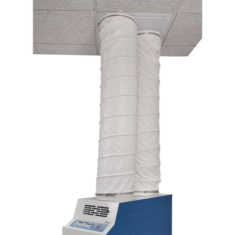Kwikool CK-12 Ceiling Duct Kit - installed