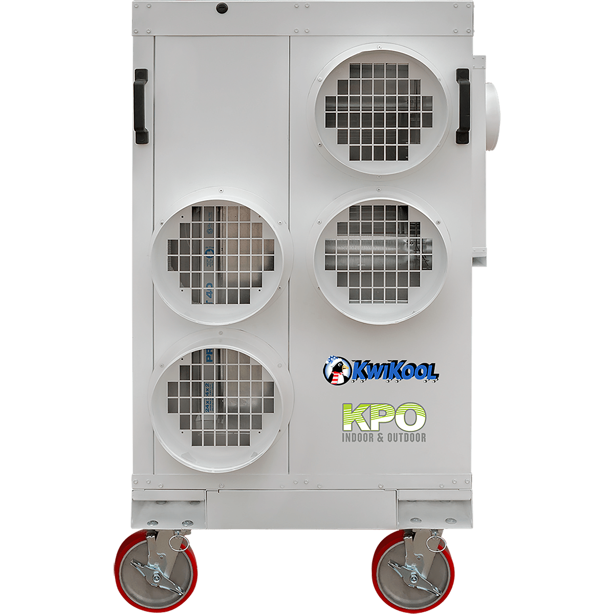 KwiKool 135,000 BTU Indoor/Outdoor Commercial Portable AC - Side