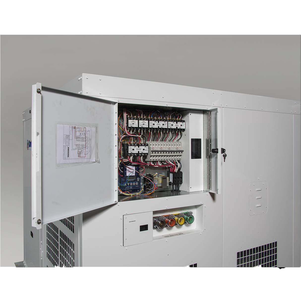 KwiKool 270,000 Indoor/Outdoor Commercial Portable AC - Control Panel