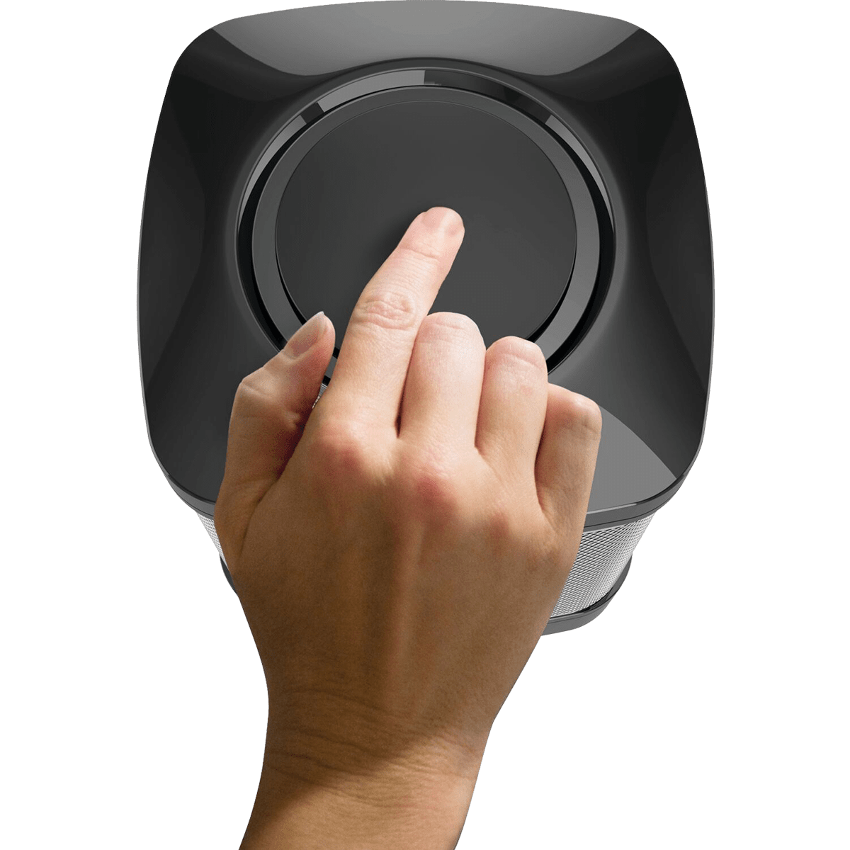 Lasko Simple Touch Ceramic Tabletop Heater - Simple touch on the top to turn it on.