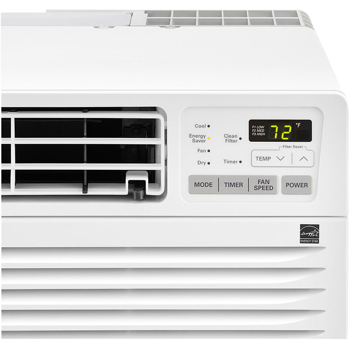 LG 14,000 BTU Through-The-Wall Air Conditioner - Control Panel