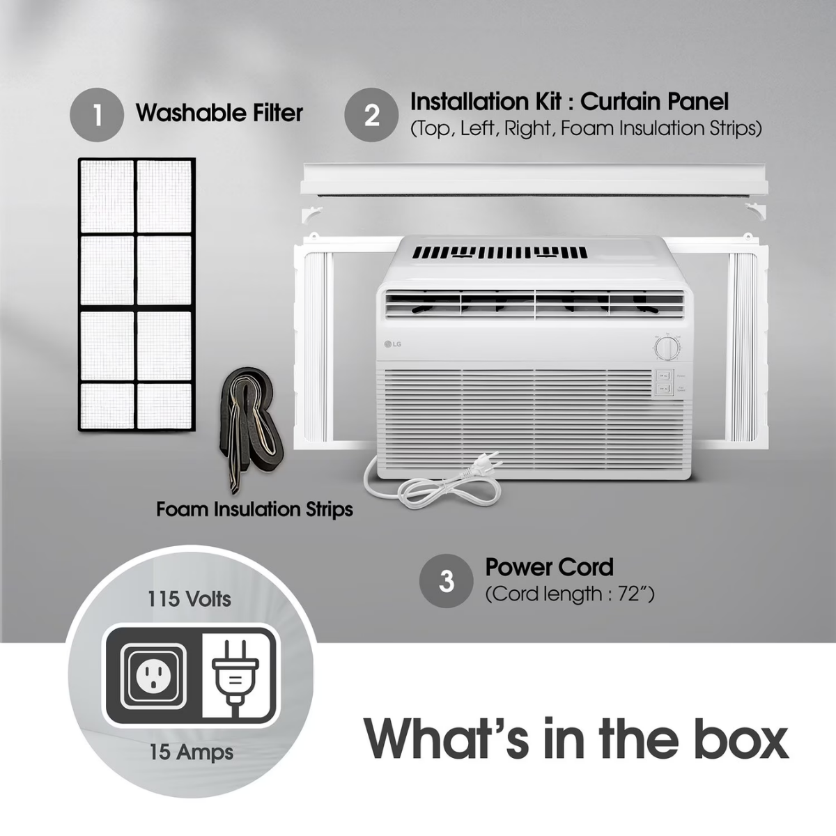 LG 5,000 BTU Window Air Conditioner - Infographic 6