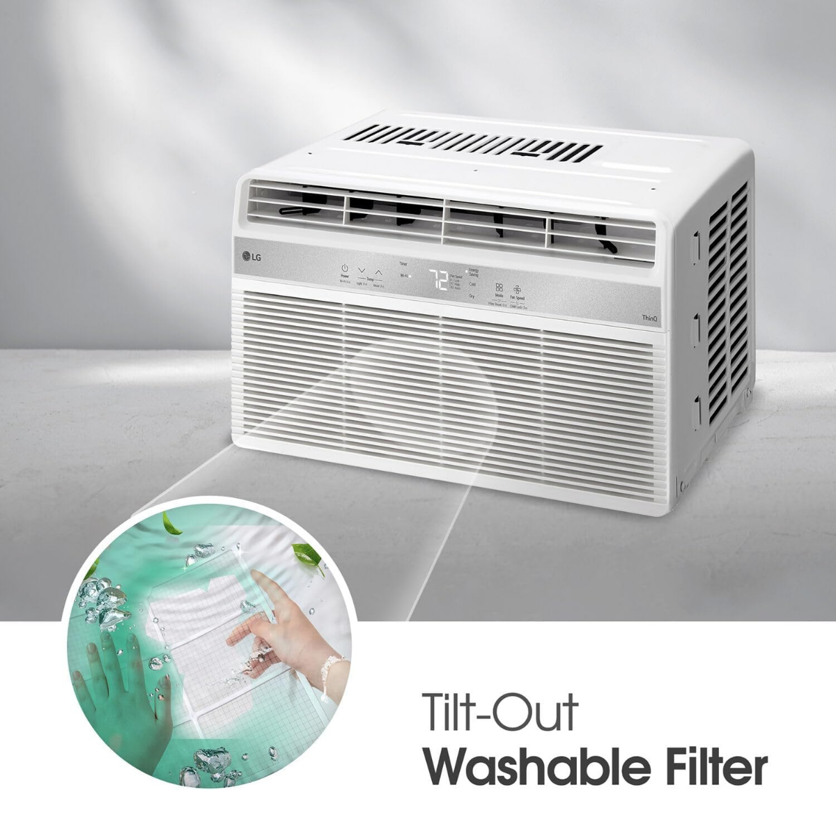 LG 8,000 BTU  Wi-Fi Enabled Window Air Conditioner  LW8024RSM - Infographic 3
