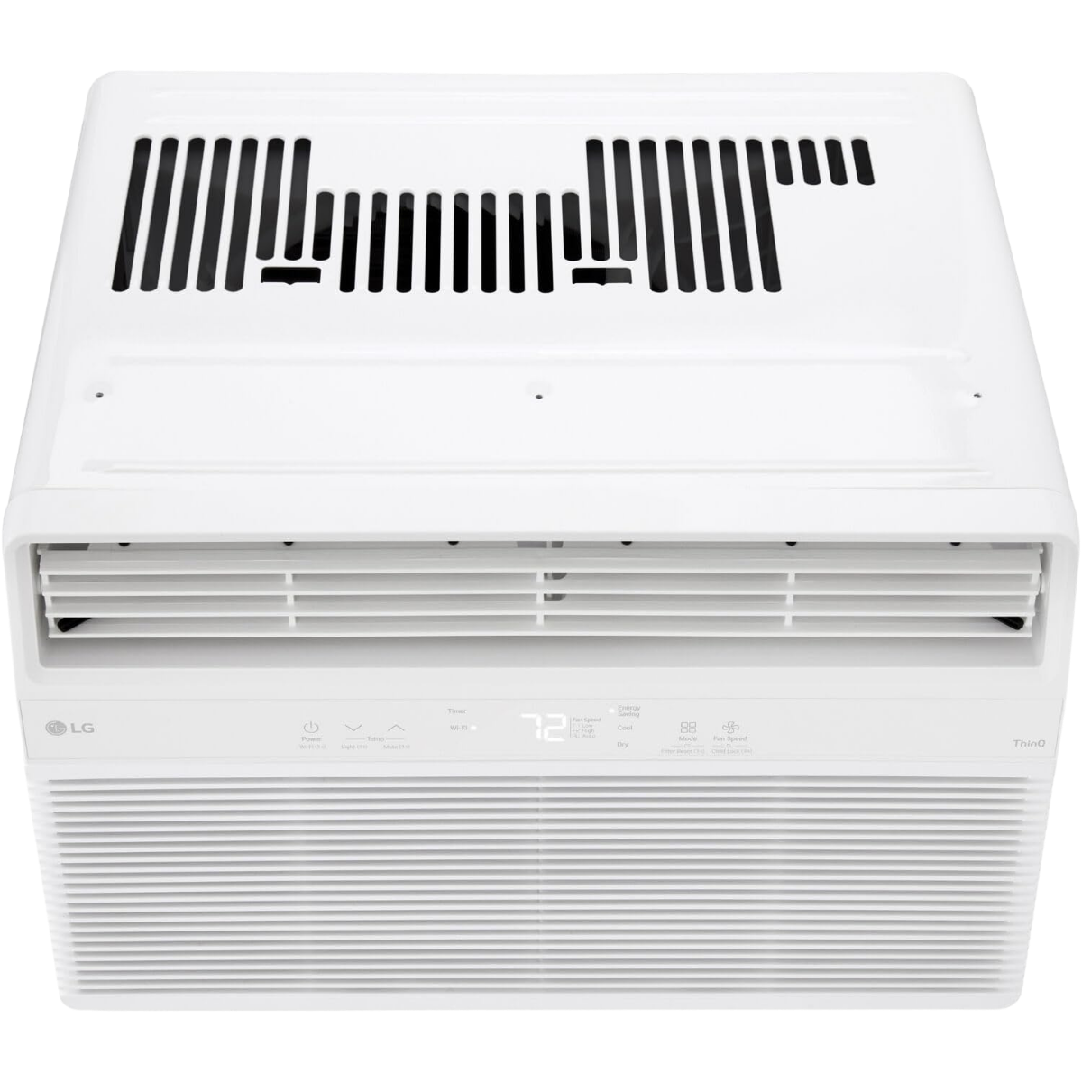 LG 8,000 BTU  Wi-Fi Enabled Window Air Conditioner  LW8024RSM - Top