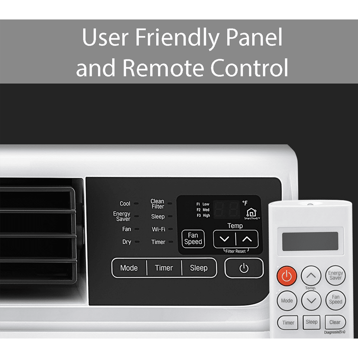 LG LW80221VSM 8,000 BTU Dual Inverter Smart Wi-Fi Window AC - Graphic 8