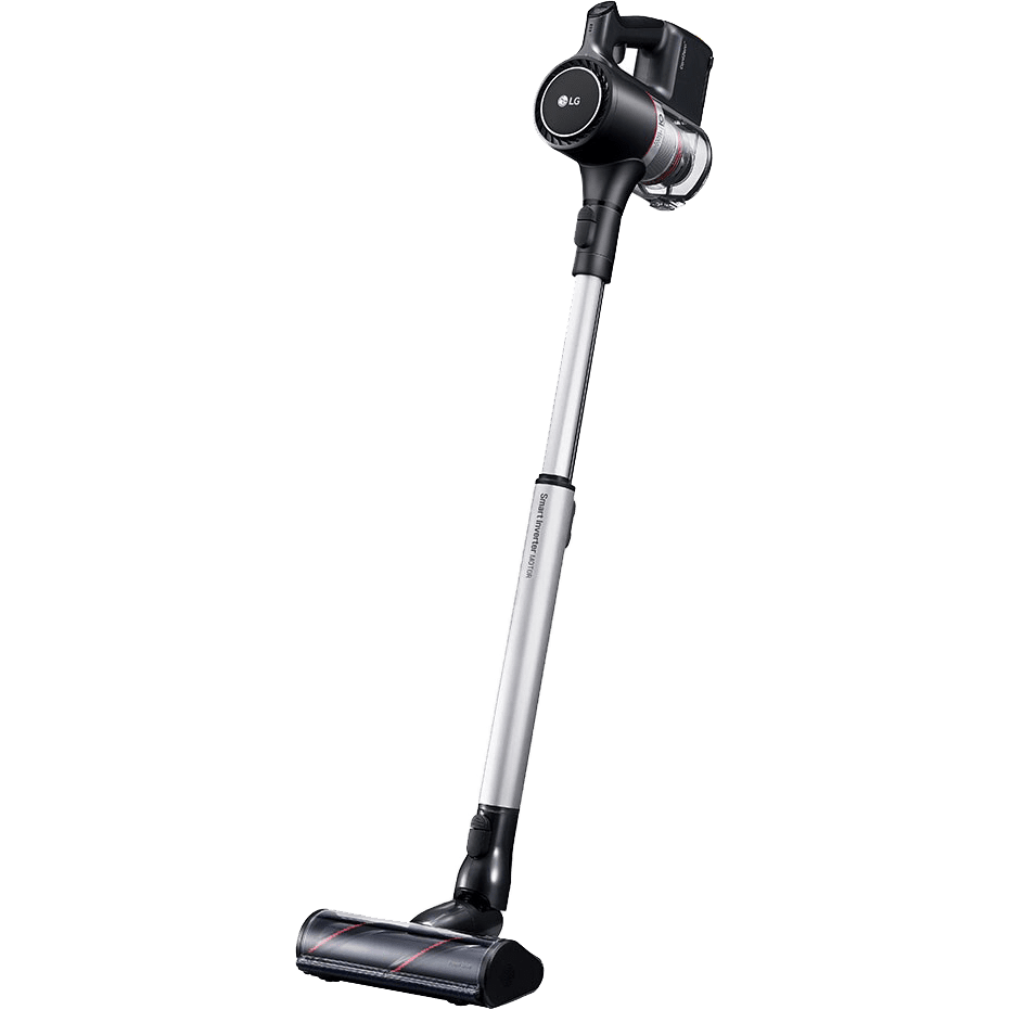 LG CordZero A9 Cordless Stick Vacuum - Angle with Wand Extended