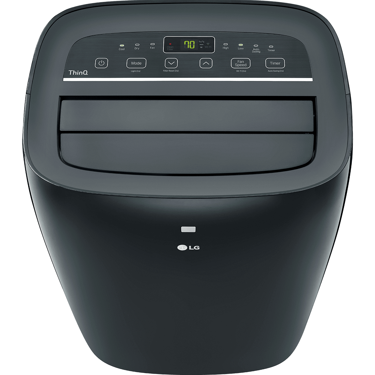 LG 8,000 BTU Wi-Fi Portable Air Conditioner - Top Angle