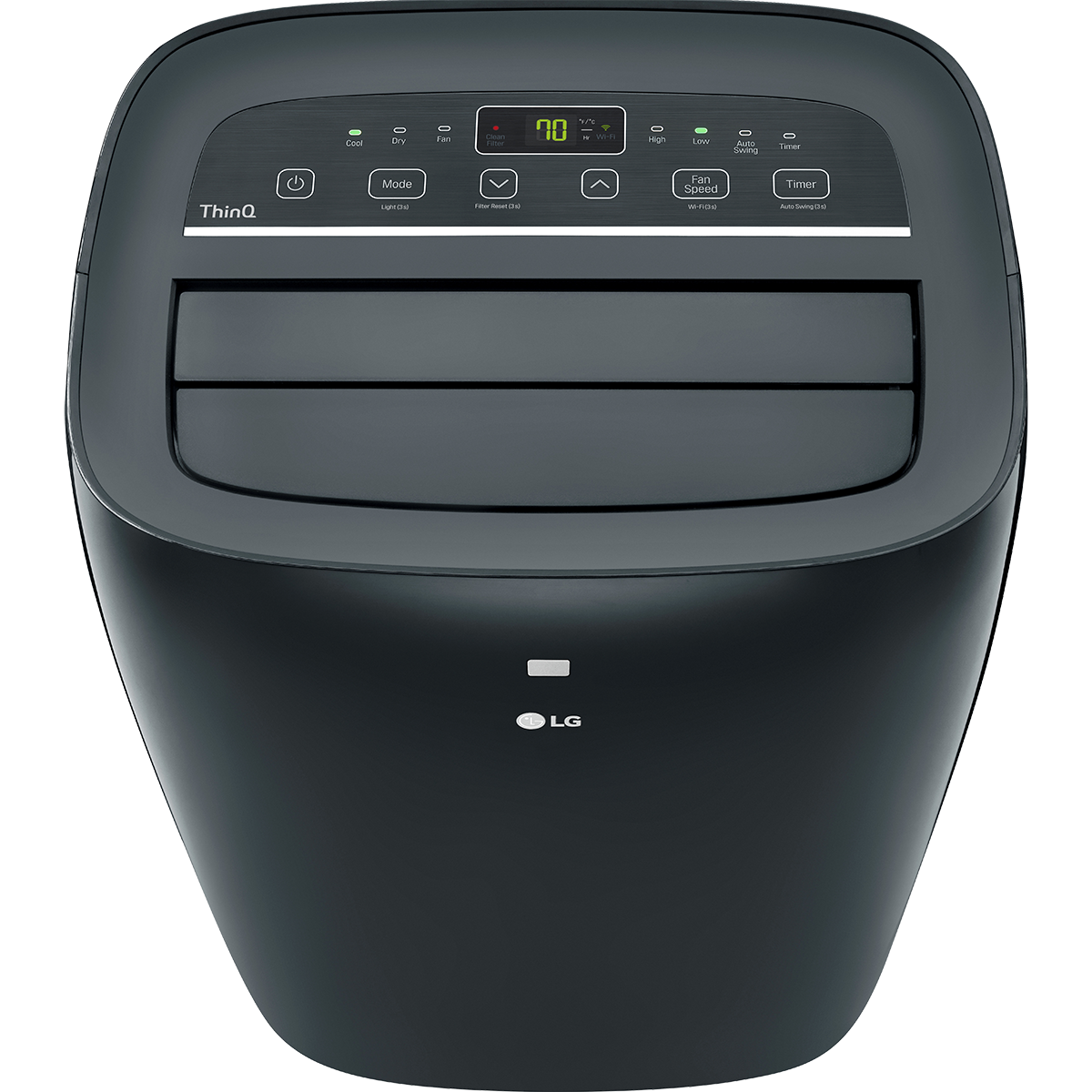 LG 8,000 BTU Wi-Fi Portable Air Conditioner - Top Angle