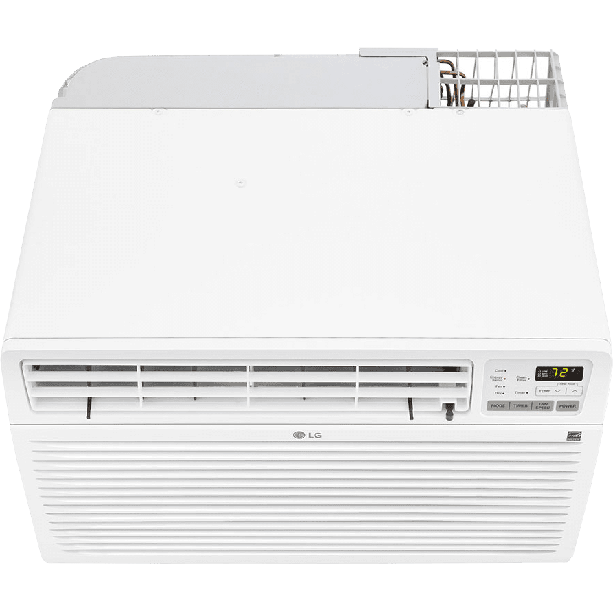 LG 10,000 BTU Through-the-Wall Air Conditioner & Heater - Top Angle