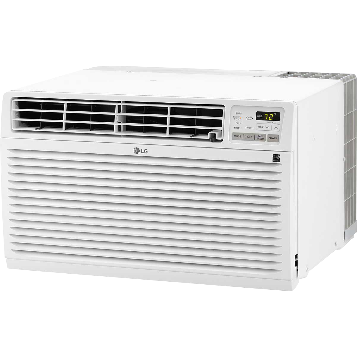 LG 12,000 BTU Through-the-Wall Air Conditioner & Heater - Left Angle