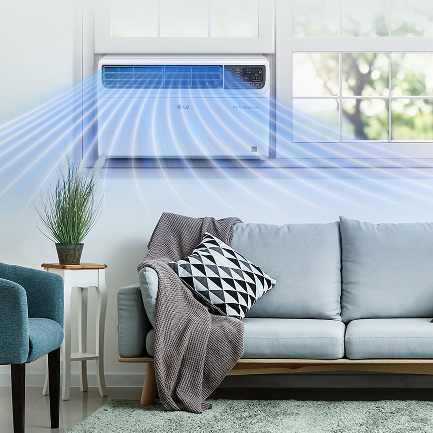 LG LW1022IVSM 10,000 BTU Dual Inverter Smart Wi-Fi Window AC