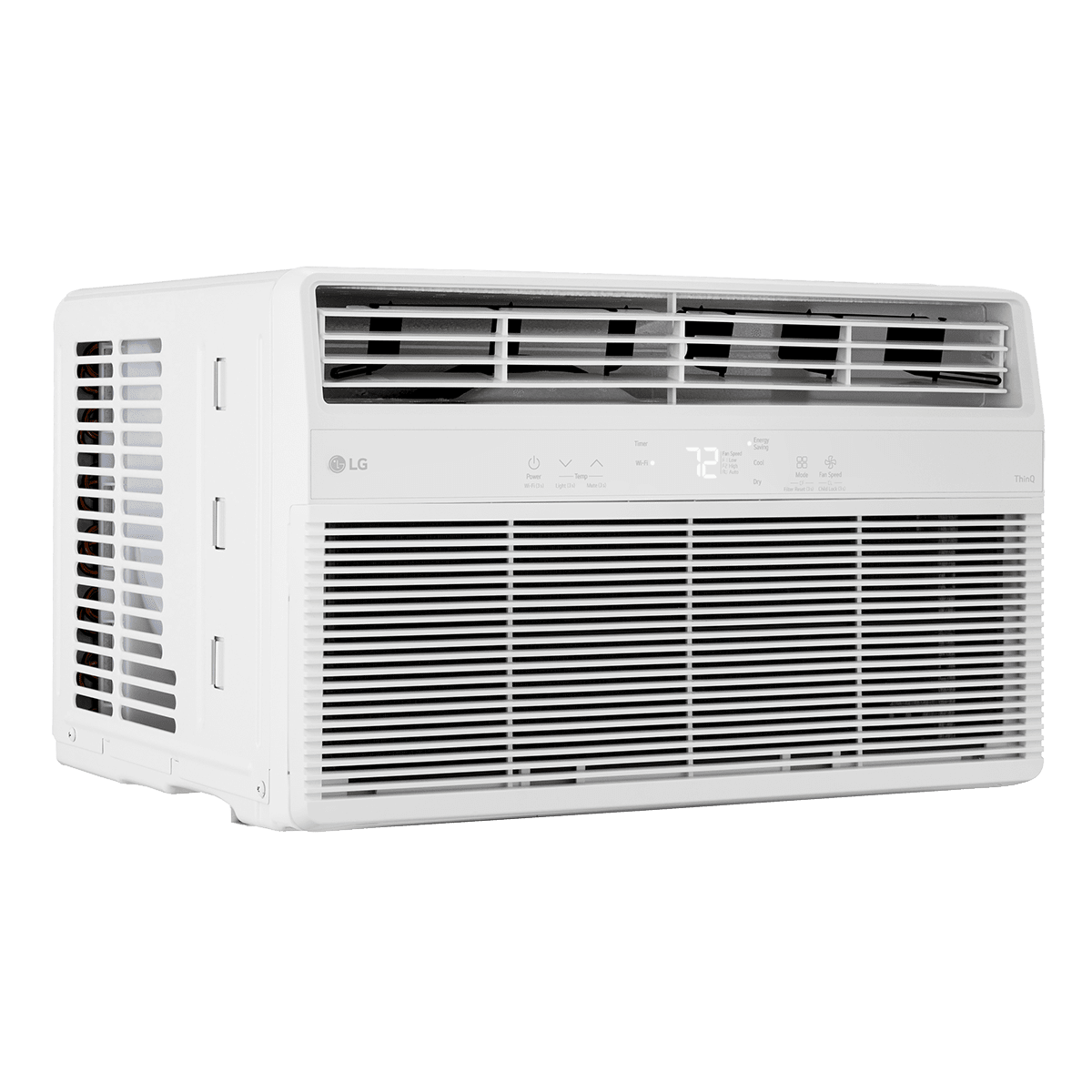 LG 10,000 BTU Wi-Fi Enabled Window Air Conditioner - Angle 2