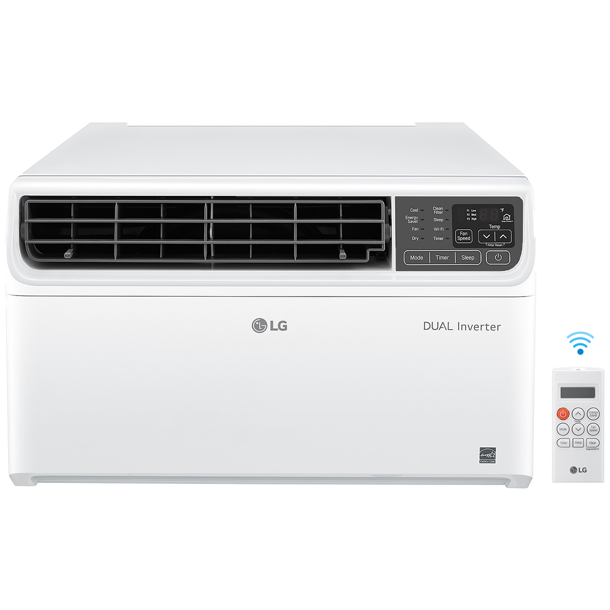 LG LW1221VSM 12,000 BTU Dual Inverter Smart Wi-Fi Window AC - Remote Control