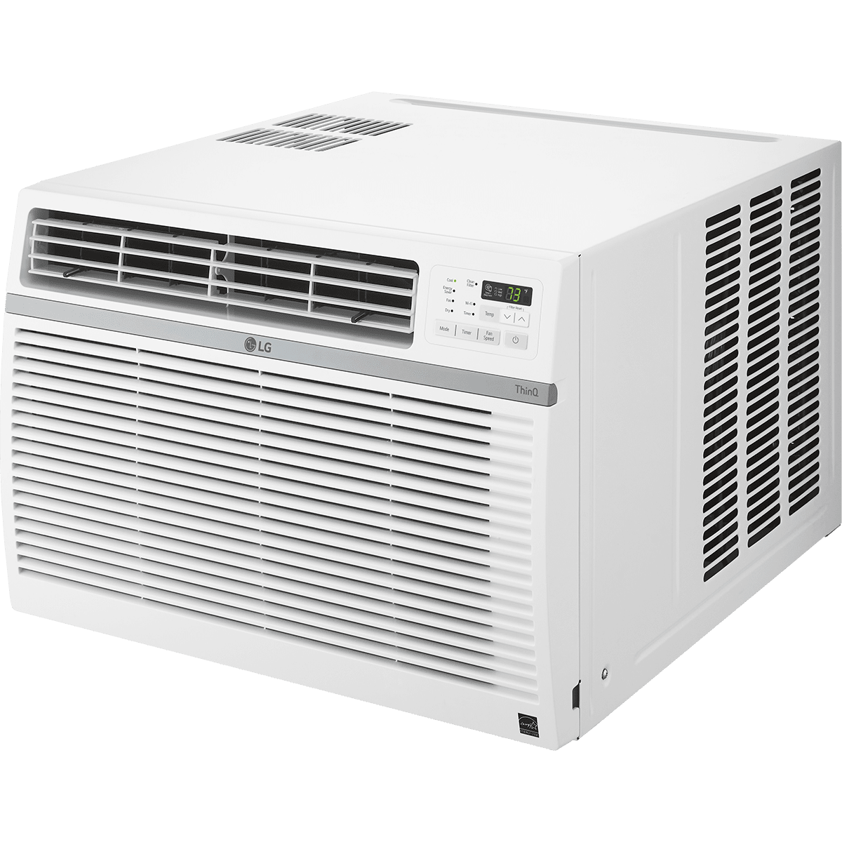 LG 18,000 BTU Window AC w/ Electronic Controls - Right Side Angle
