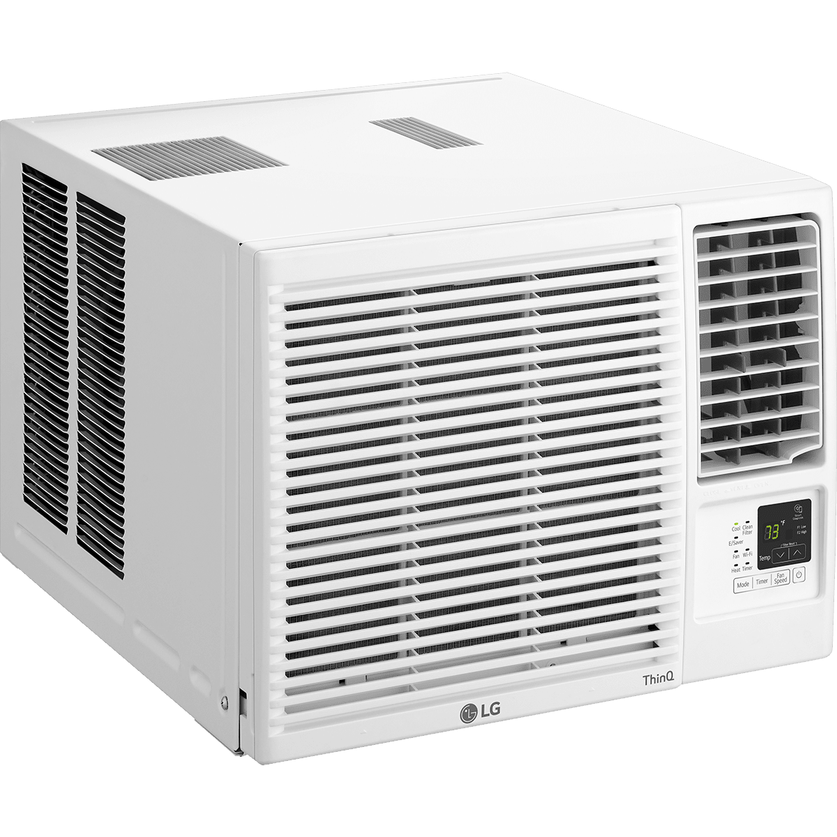 LG 23,000 BTU Heat/Cool Window AC w/Wi-Fi - Angle View
