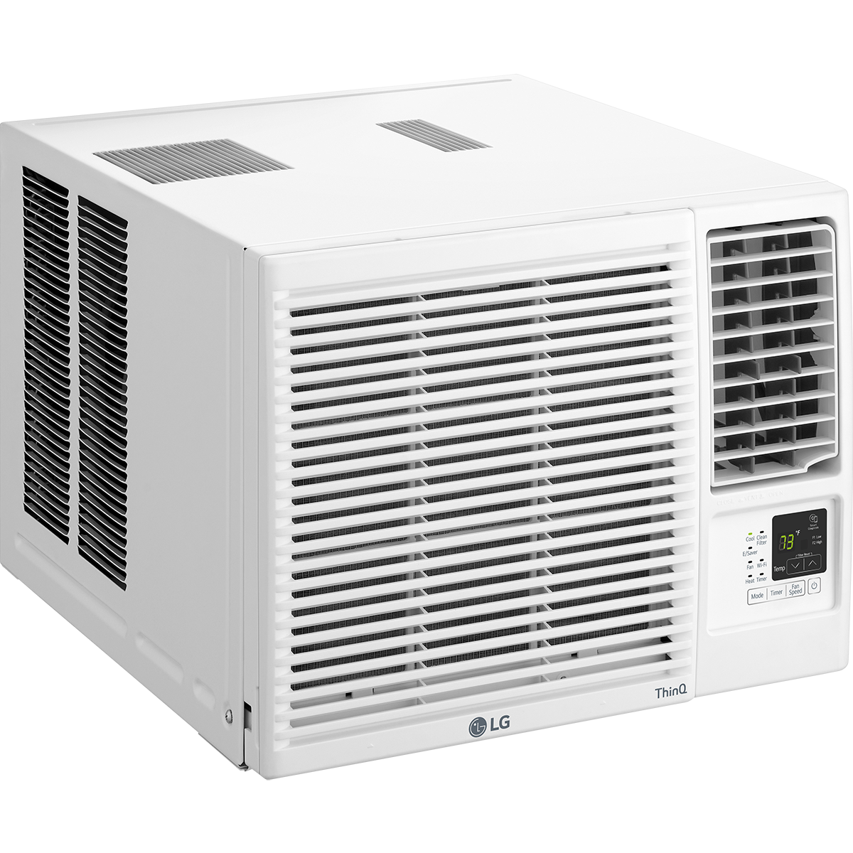 LG 23,000 BTU Heat/Cool Window AC w/Wi-Fi - Angle View