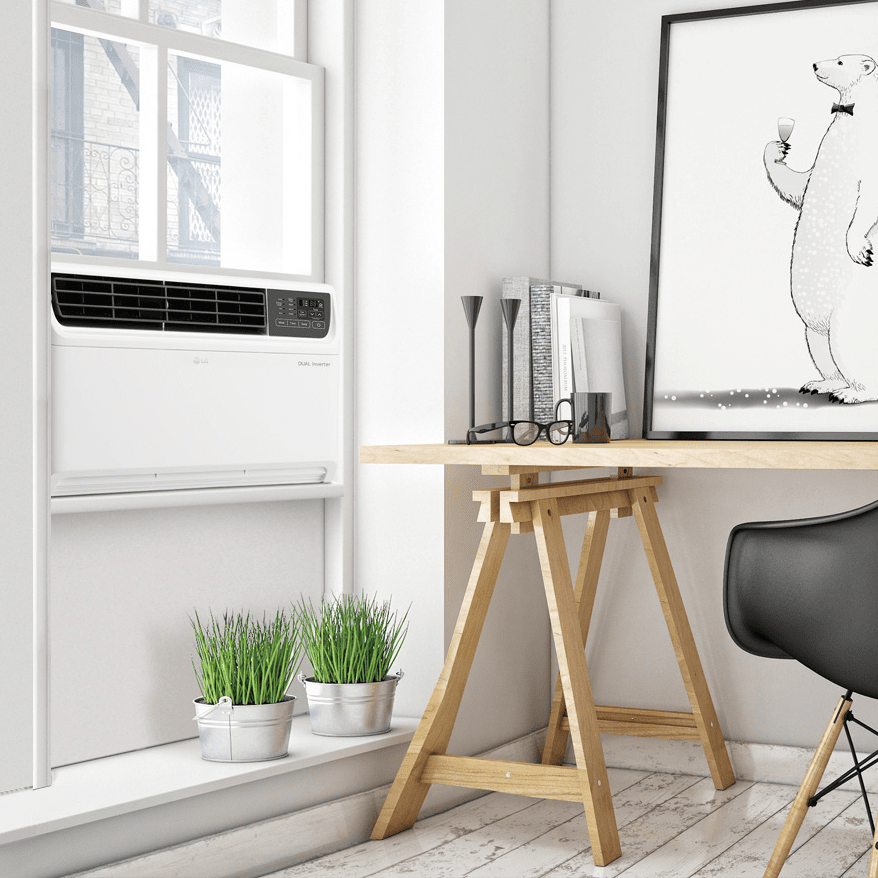 LG LW24221VSM 22,000 BTU Dual Inverter Smart Wi-Fi Window AC