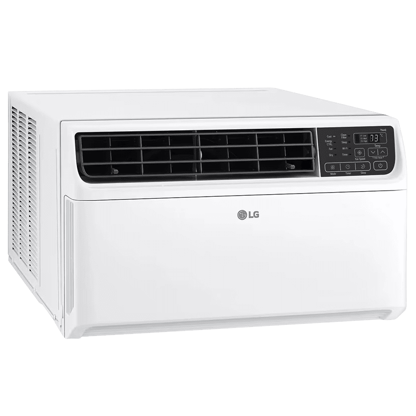LG 6,000 BTU Dual Inverter Wi-Fi Enabled Window Air Conditioner - Angle 1