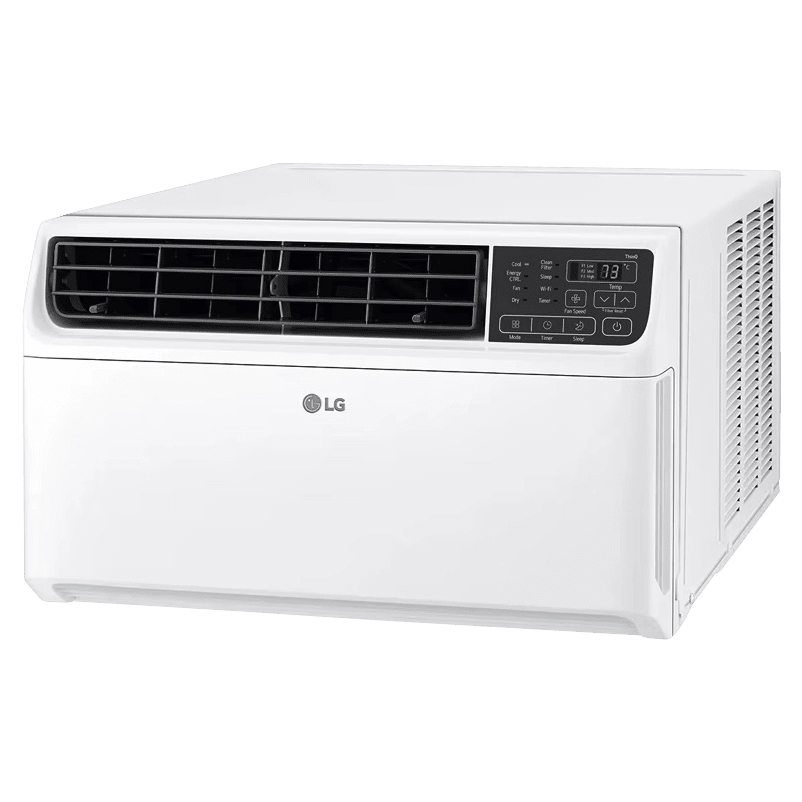LG 6,000 BTU Dual Inverter Wi-Fi Enabled Window Air Conditioner - Angle 2