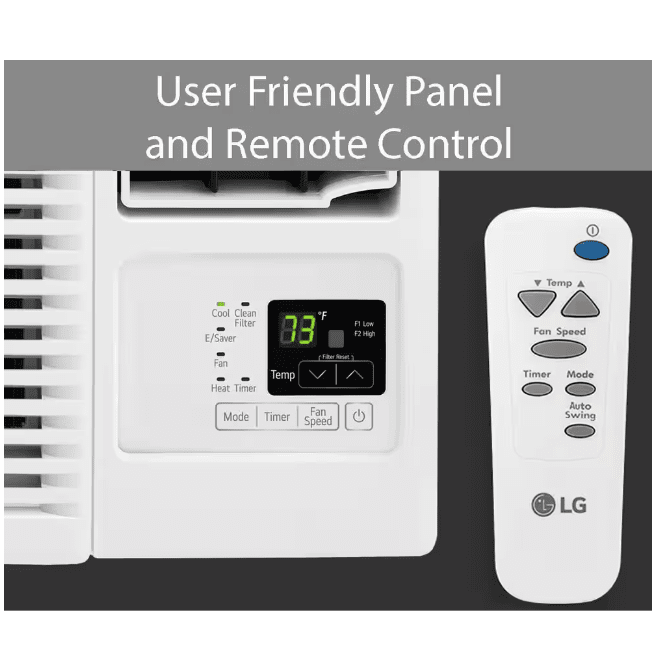 LG 7,500 BTU Smart Wi-Fi Window Air Conditioner w/ Heat