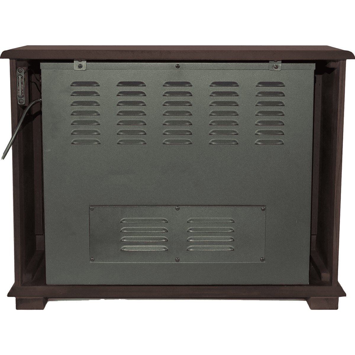 Lifesmart 28.5-in. Infrared Fireplace Heater - Back View