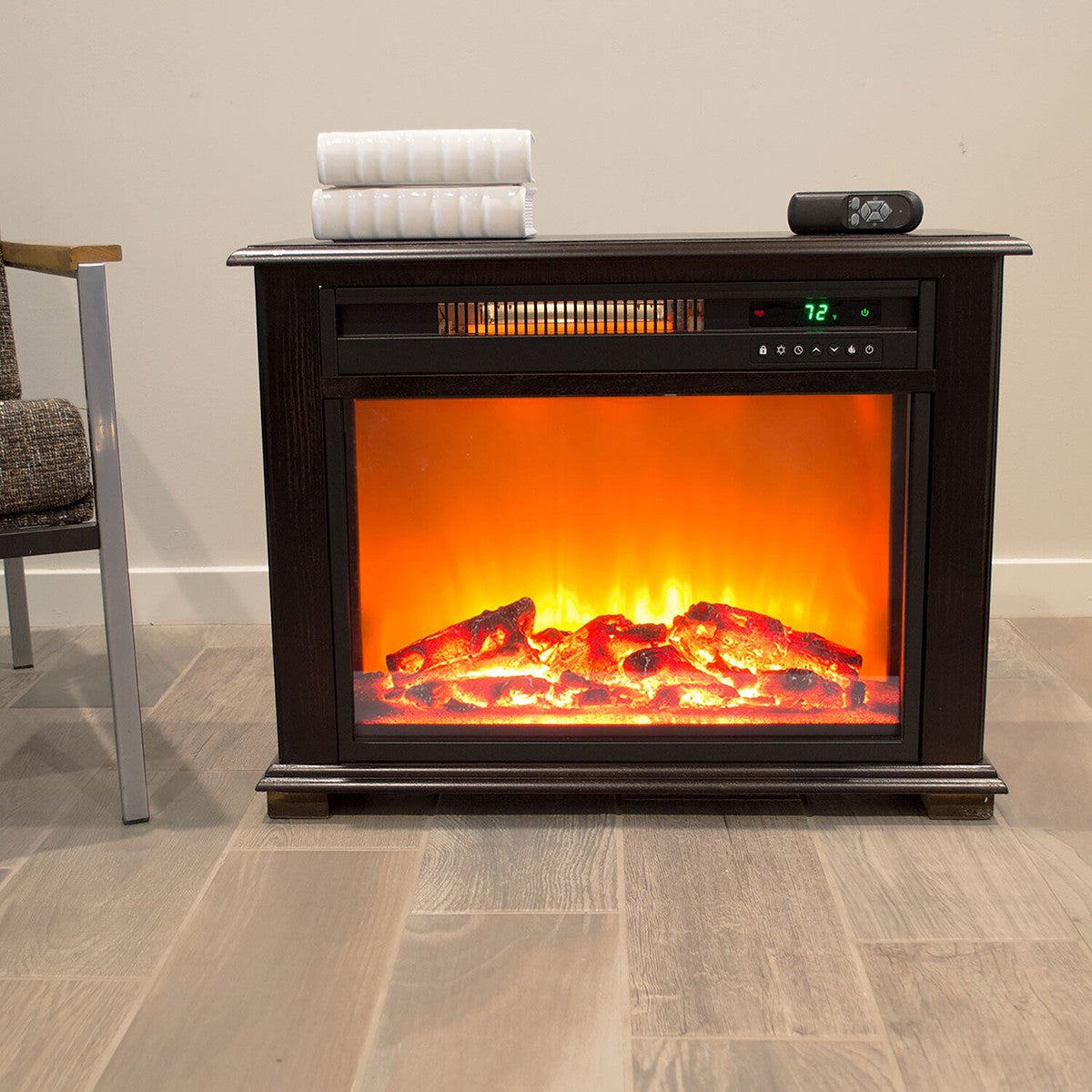Lifesmart 28.5-in. Infrared Fireplace Heater