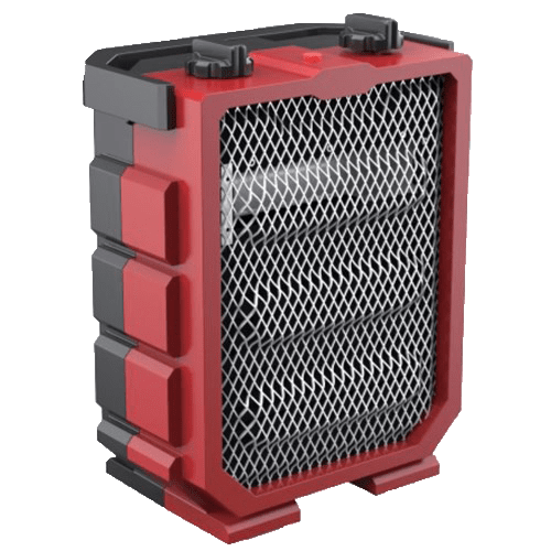 Lifesmart Compact Utility Heater w/ Retractable Handle - Angle