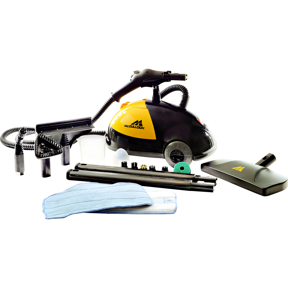 McCulloch MC-1275 Heavy-Duty Canister Steam Cleaner