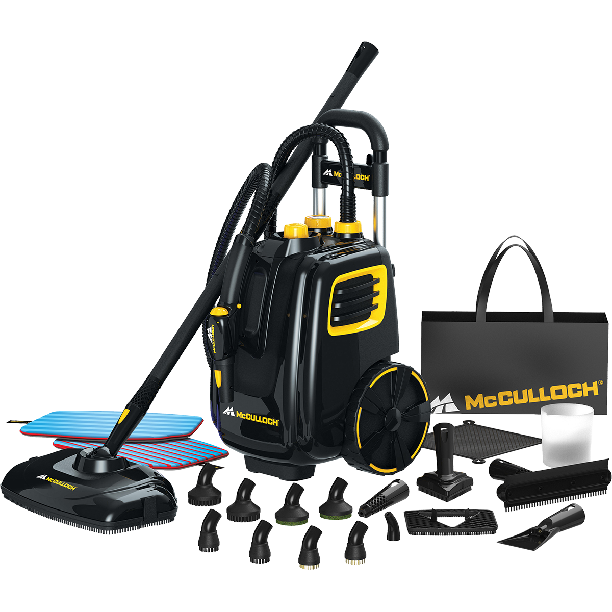 McCulloch Deluxe Canister Steam System (MC1385) - Accessories