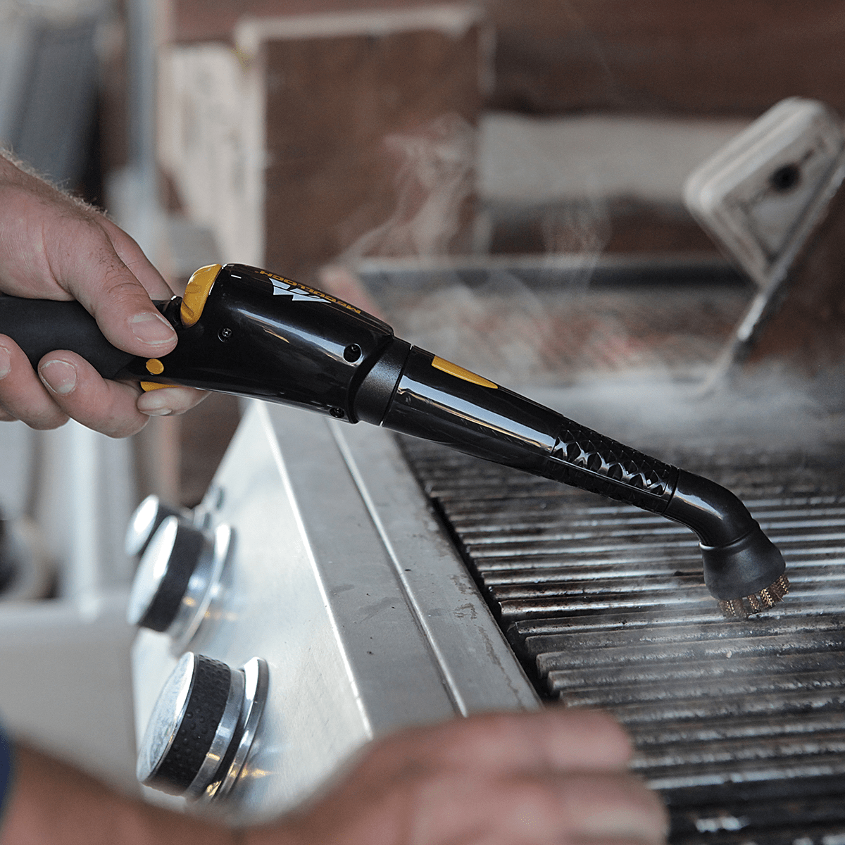 McCulloch Deluxe Canister Steam System (MC1385) - Cleaning Grill