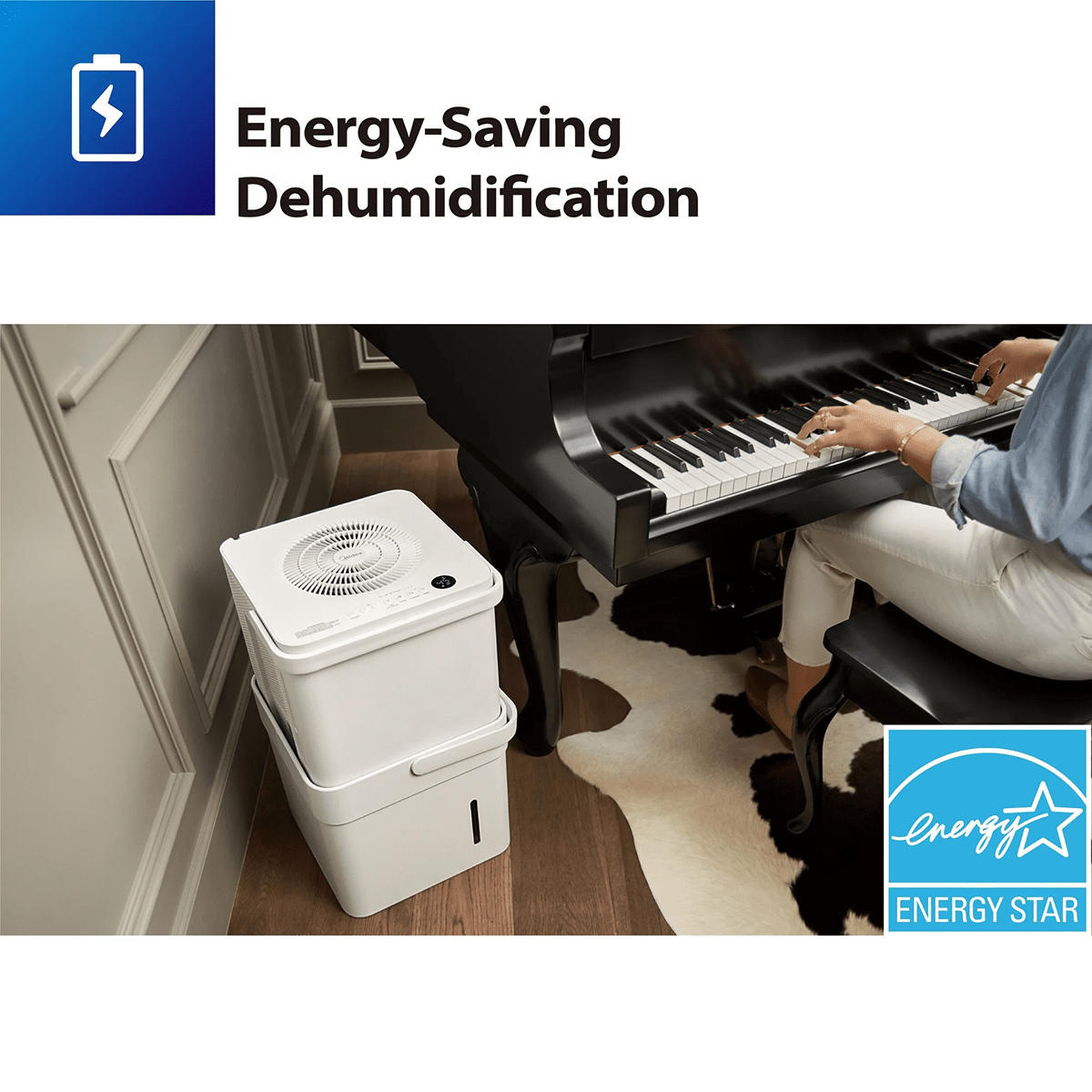 Midea Cube 20 Pint Smart Dehumidifier - Infographic 2