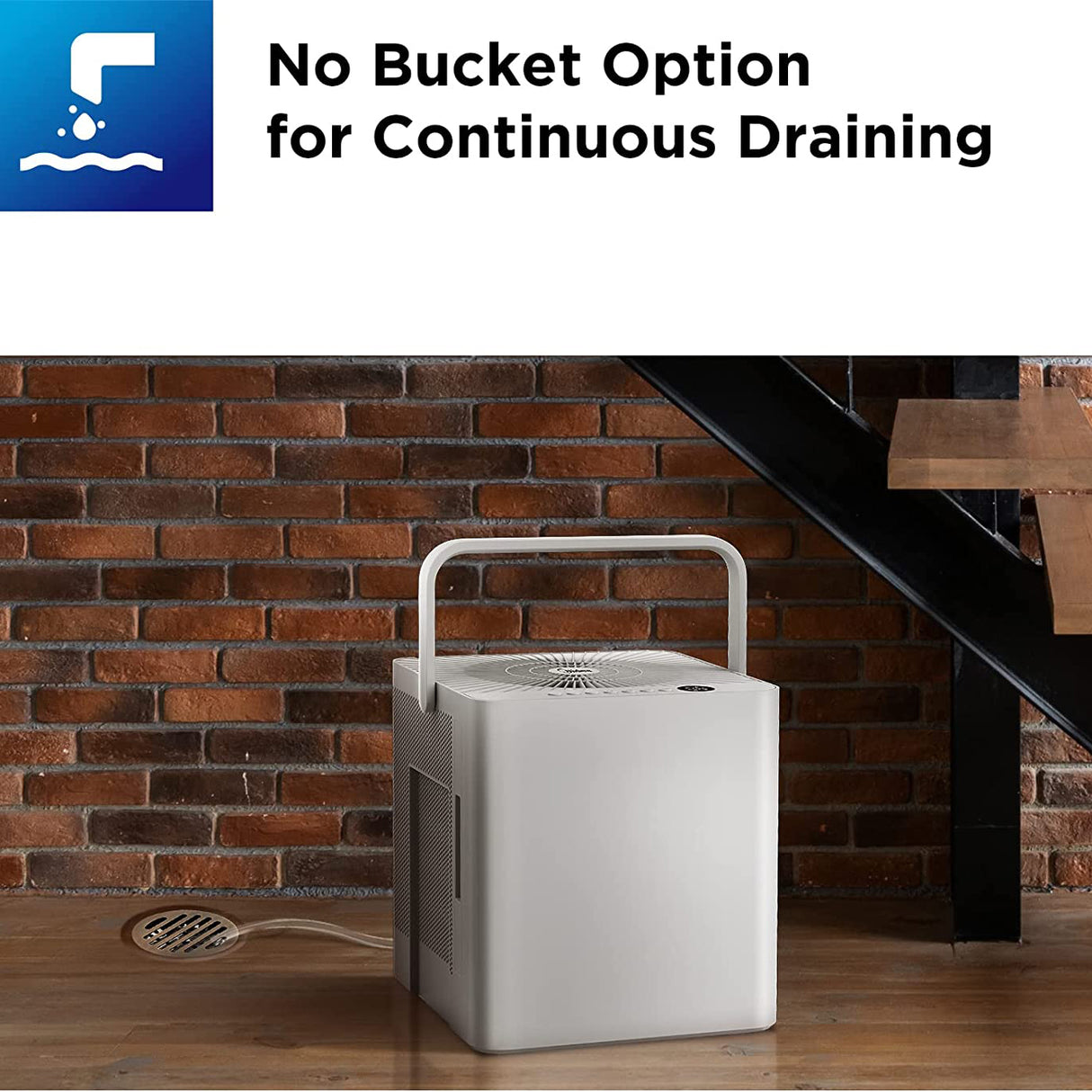 Midea 50 Pint Cube Dehumidifier - Continuous Drain
