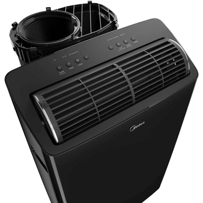 Midea 12,000 BTU SACC Duo Inverter Wi-Fi Enabled Portable Air Conditioner - Top View