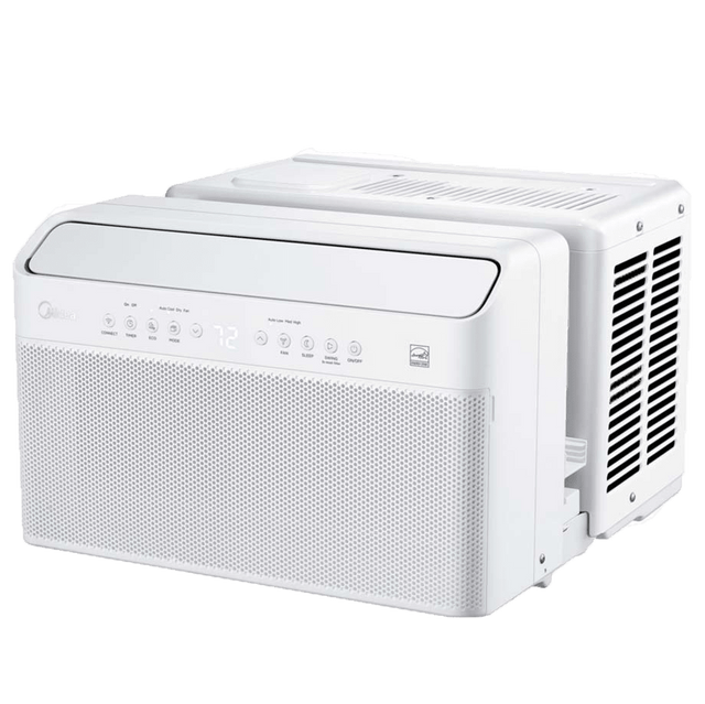 Midea 8,000 BTU U-Shaped Wi-Fi Enabled Window Air Conditioner - Left View