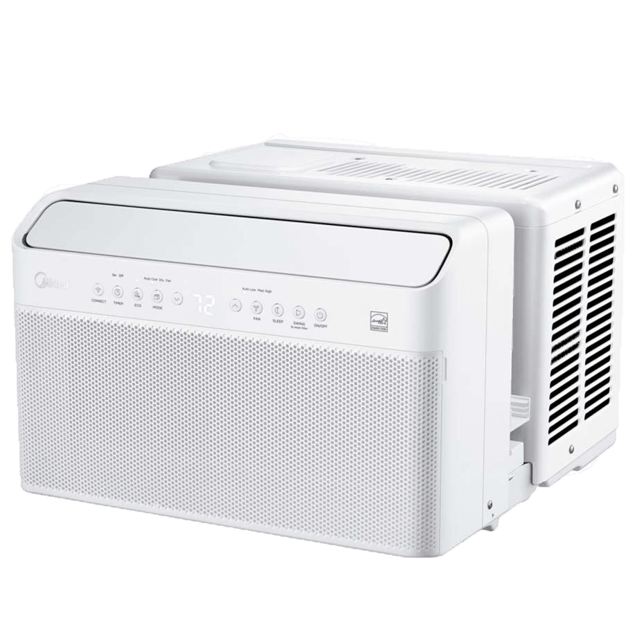 Midea 8,000 BTU U-Shaped Wi-Fi Enabled Window Air Conditioner - Left View