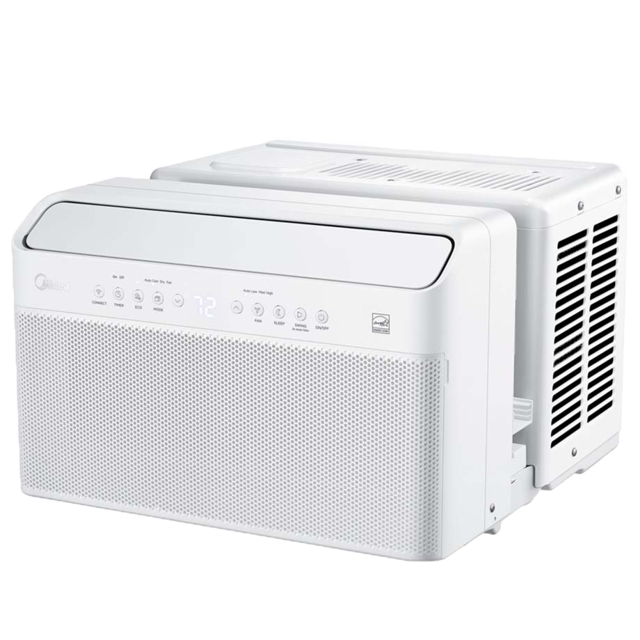 Midea 8,000 BTU U-Shaped Wi-Fi Enabled Window Air Conditioner - Left View