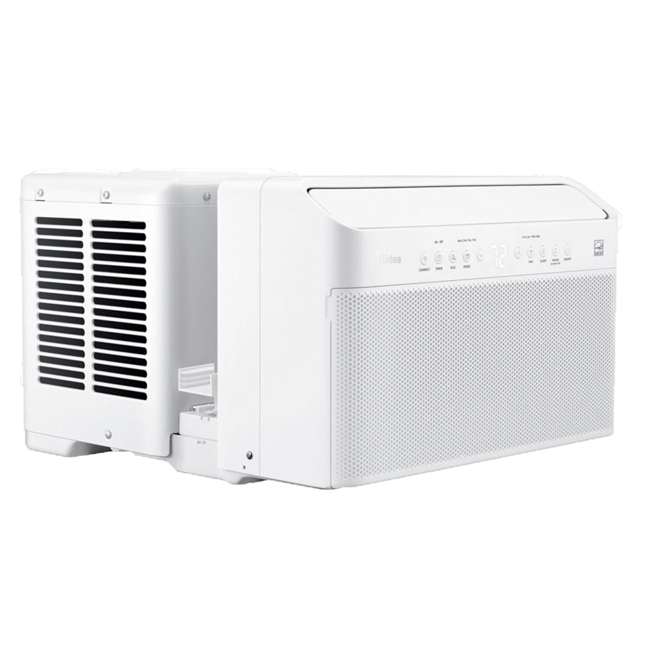 Midea 8,000 BTU U-Shaped Wi-Fi Enabled Window Air Conditioner - Side View