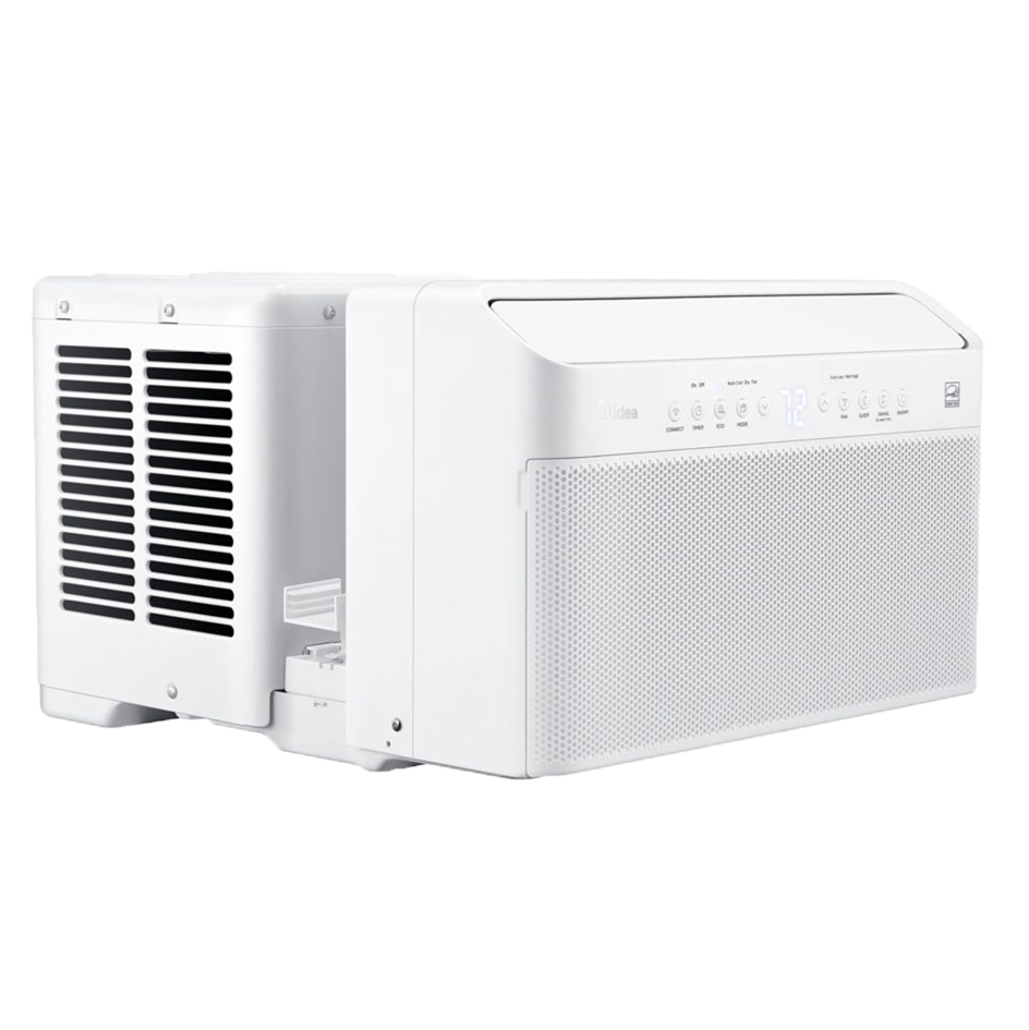 Midea 12,000 BTU U-Shaped Wi-Fi Enabled Window Air Conditioner - Side View