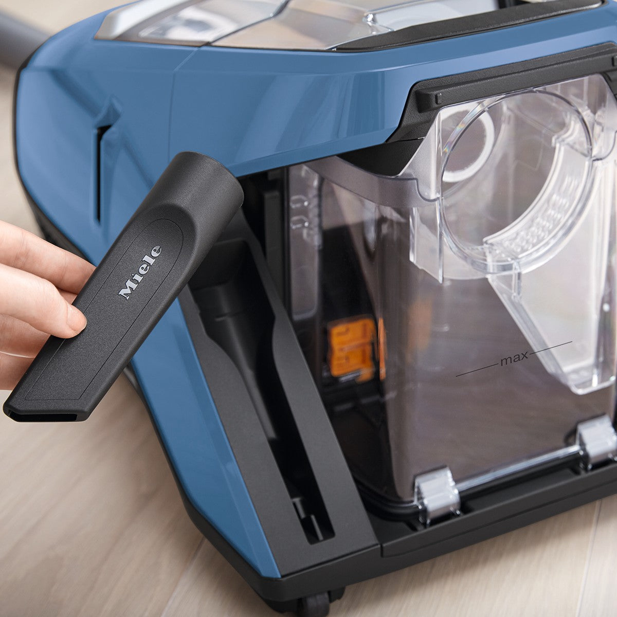 Miele Blizzard CX1 Turbo Team Bagless Canister Vacuum - on-board tools