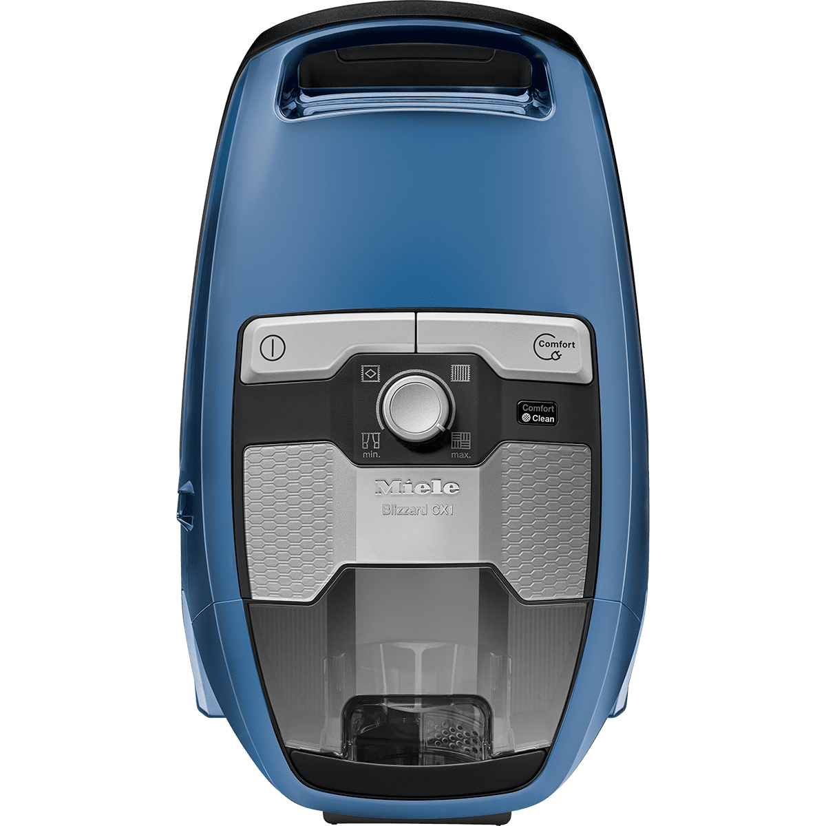 Miele Refurbished Blizzard CX1 Turbo Team Bagless Canister Vacuum - Top View