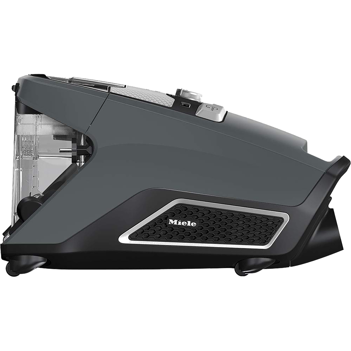 Miele Refurbished Blizzard CX1 Pure Suction Bagless Canister Vacuum - Side View