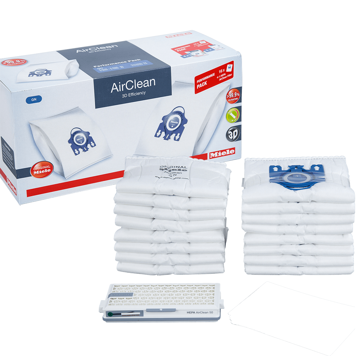 Miele GN Performance Pack + HA30 HEPA AirClean Filter