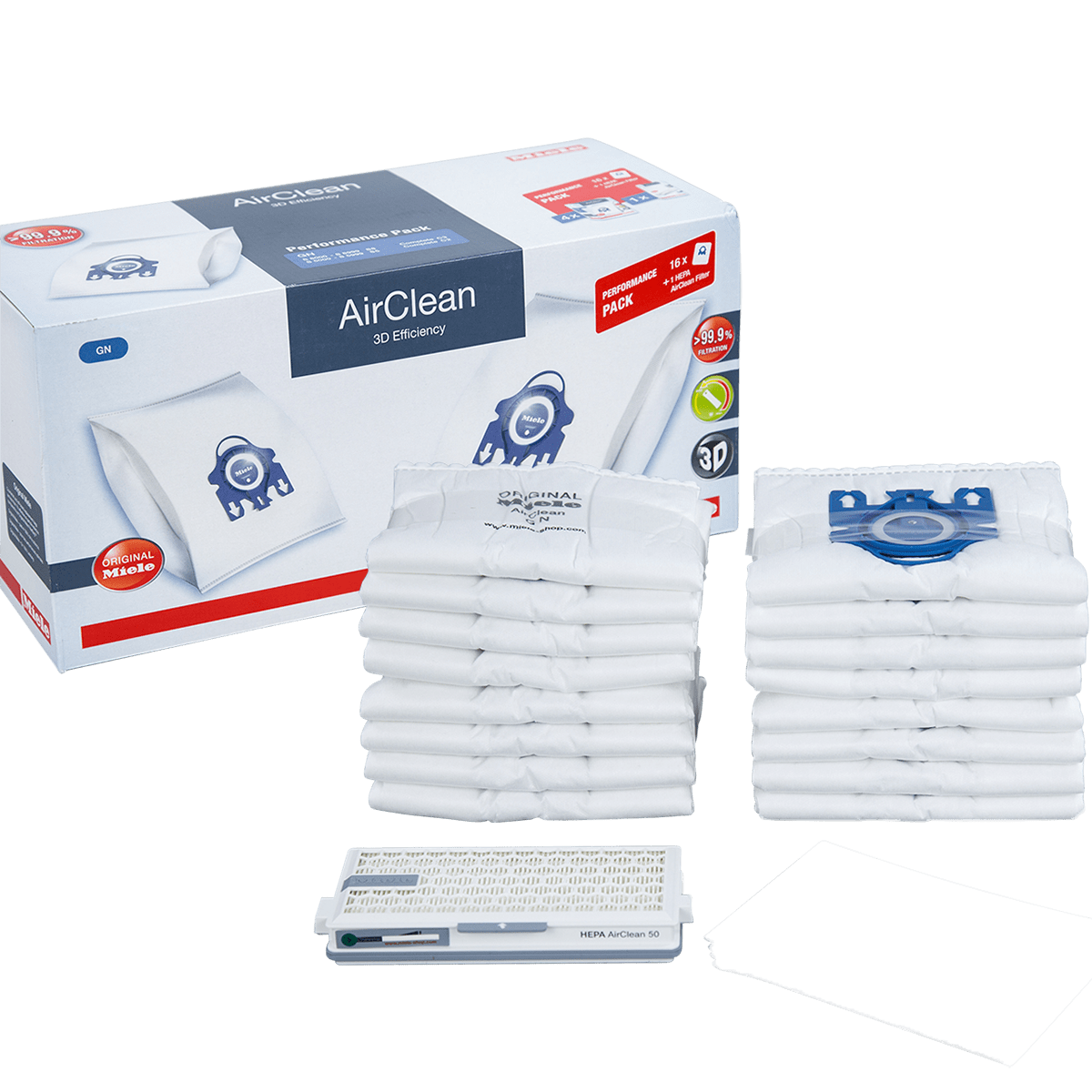 Miele GN Performance Pack + HA50 HEPA Filter