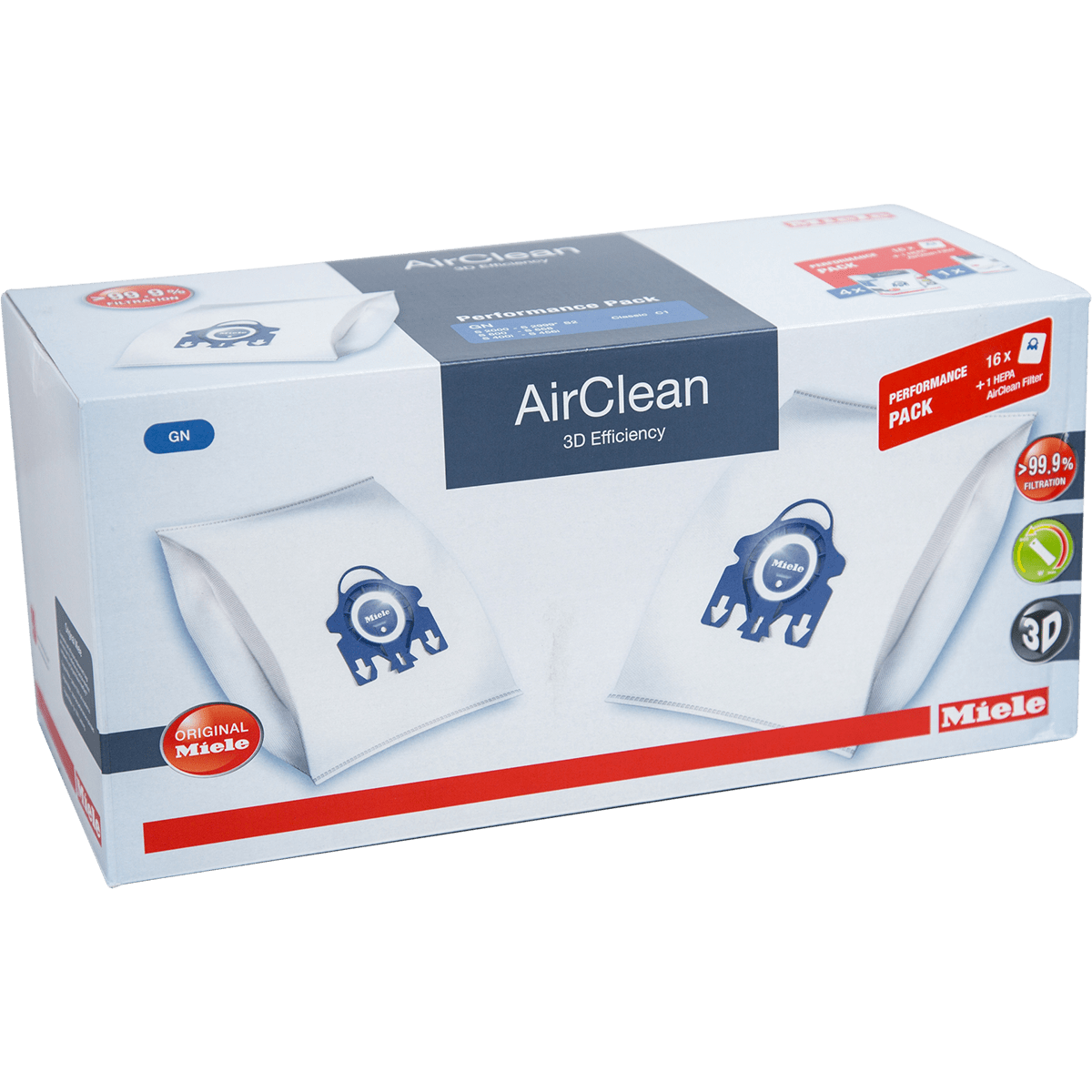 Miele GN Performance Pack + HA30 HEPA Filter - box