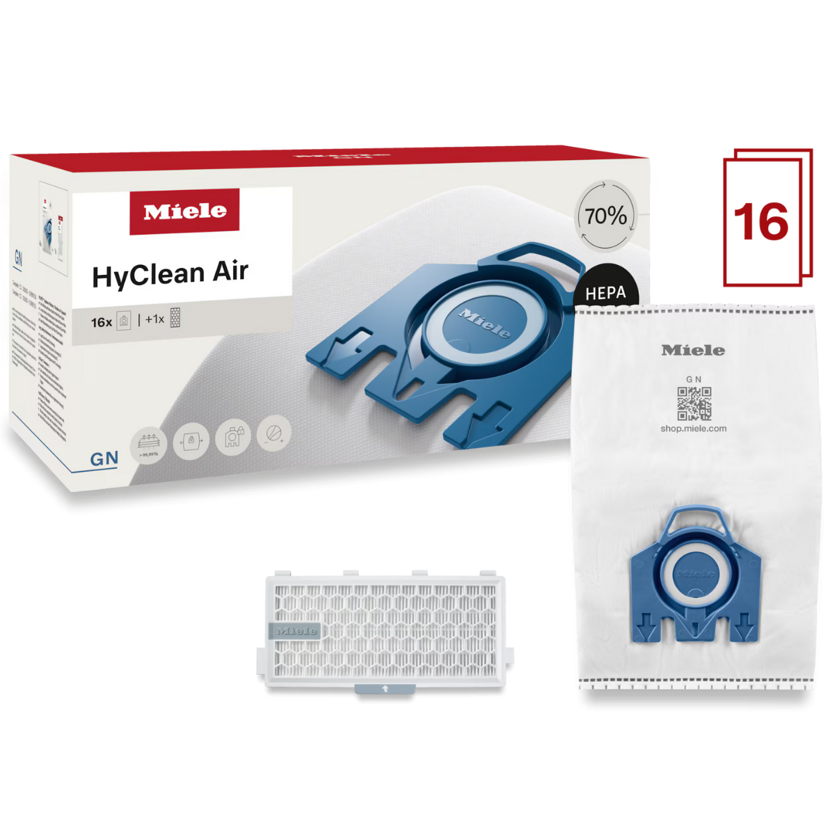 Miele HyClean Air Performance Packs GN - Set
