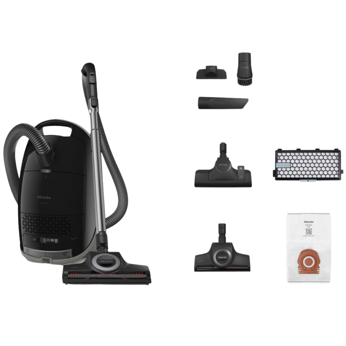 Miele M1 Cat & Dog Canister Vacuum Cleaner - Attachements