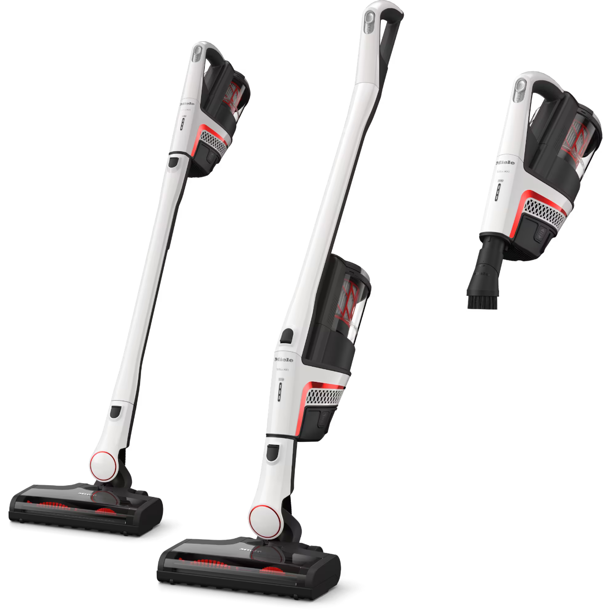 Miele TriFlex HX1 Facelift Cordless Stick Vacuum Lotus White - Set