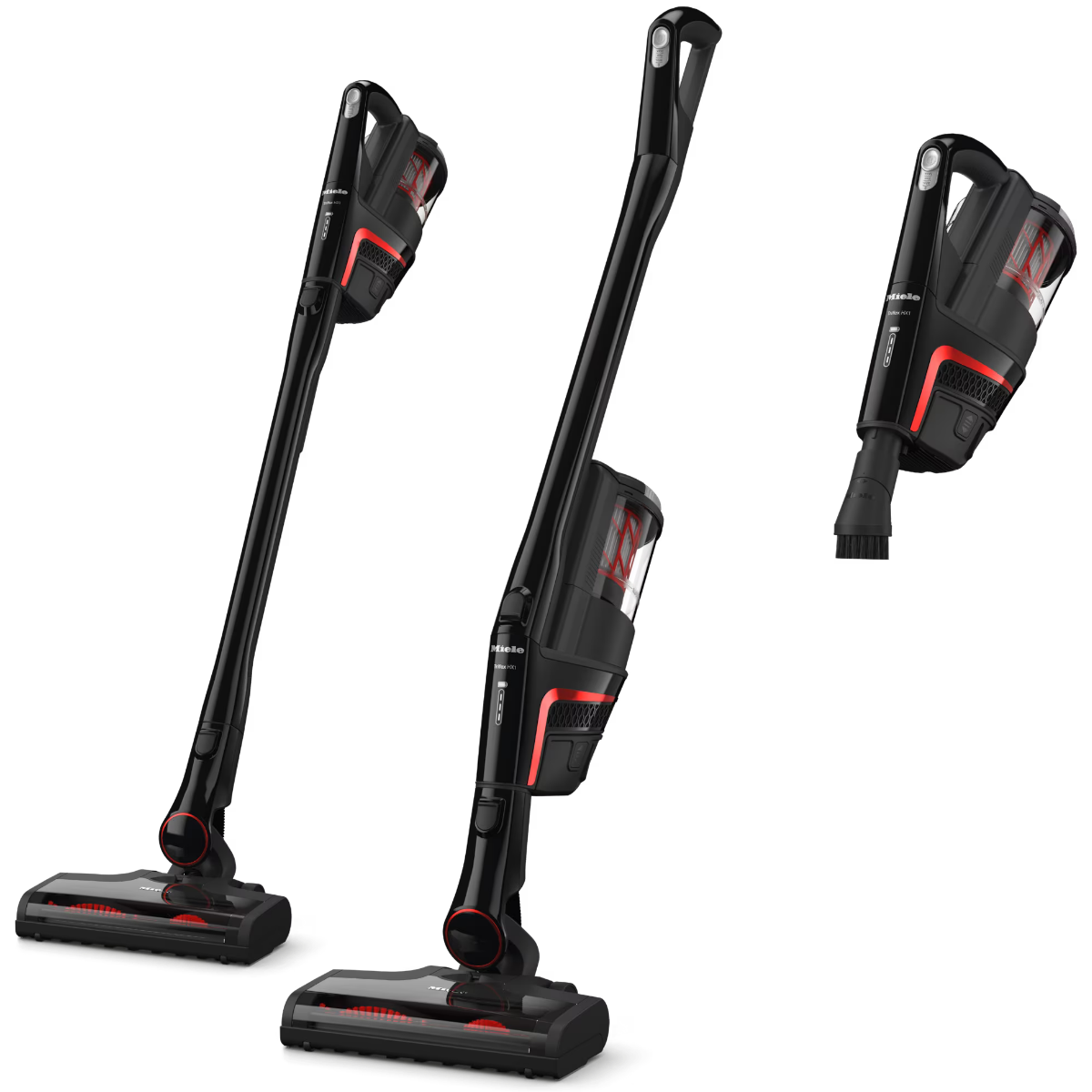 Miele TriFlex HX1 Facelift Cordless Stick Vacuum Obsidian Black - Set